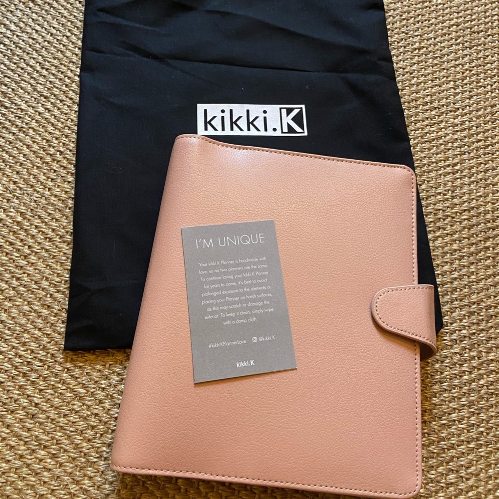 Kikki.K Personal Planner, Vintage Rose Leather